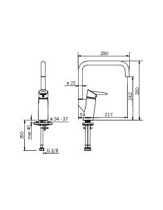 Oras Optima 2733F virtuves jaucējkrāns 2