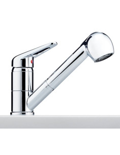 Virutves izlietnes jaucējkrāns Novara Plus hromēts ar...