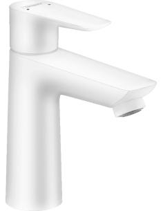 Talis E 110 izlietnes maisītājs, ar pop-up, matēts balts