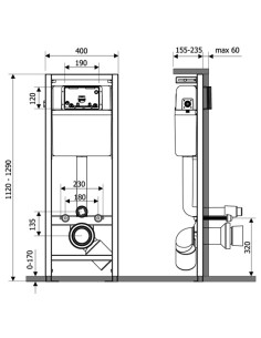 KK-POL WC modulis 400 Economic 8871014 2