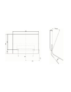 Invalīdu spogulis, regulējams 2
