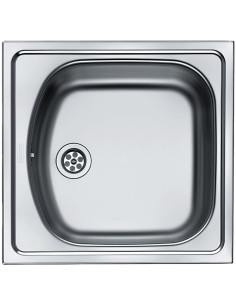 Nerūsējošā tērauda izlietne ETN 610 matēta 45,5 x 43,5 cm