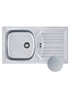 Nerūsējošā tērauda izlietne ETL 614 Nova auduma struktūra...