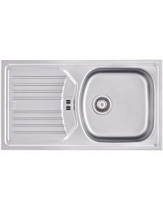 Nerūsējošā tērauda izlietne ETN 614 Nova matēta 78 x 43,5...