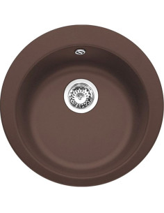 Apaļa Tectonite® izlietne ar ventili 3½", Chocolate