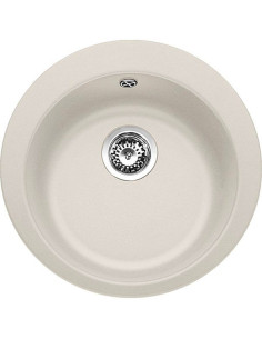 Apaļa Tectonite® izlietne ar ventili 3½", Mascarpone