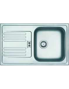 Nerūsējošā tērauda izlietne EFN 614-78 matēta 78 x 47,5...