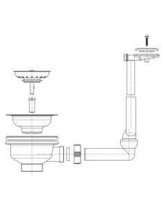 Ventilis 3½" ar rokas regulējamu sietiņgrozu