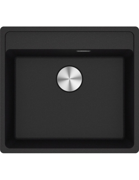 MRG 610-52 A fragranīta izlietne ar manuālu 3 1/2'' ventīli, 560x510mm, onikss