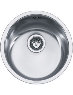 Nerūsējošā tērauda izlietne RAN 610-38 matēta diam 43 cm