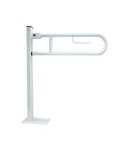Invalīdu rokturis paceļams 80cm grīdas NT krāsots balts