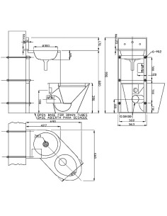COMBO pods un izlietne, WC kreisā pusē, NT matēts 2