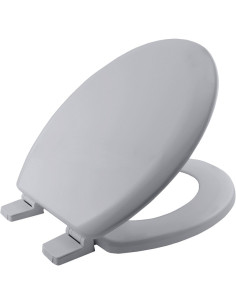 WC poda sēdriņkis, koka, pelēks