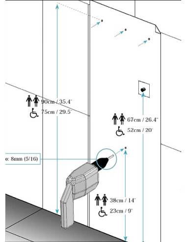 V-JET roku žāvētājs, balts