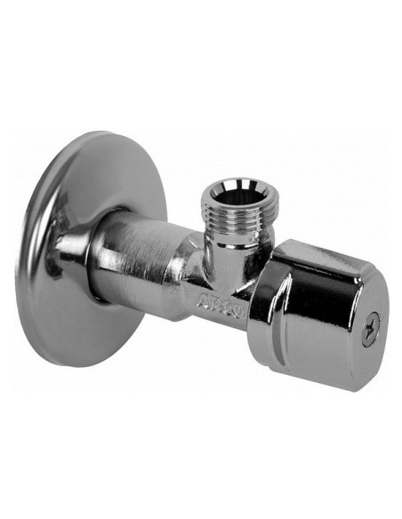 Stūra pieslēgventīlis 1/2"x1/2", hromēts, A-80 NovaMac Anticalc ARCO