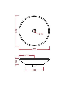 ArtCeram Keramiskā izlietne L920 PLAY,balta 2