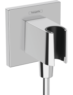 Dušas izvads ar dušas galvas turētāju Fixfit E, matēts melns