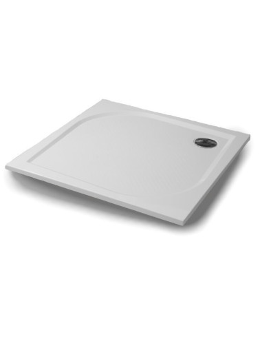 Dušas kabīne Flory  FSK21038-90S 90x90x185cm ar akmens masas paliktni