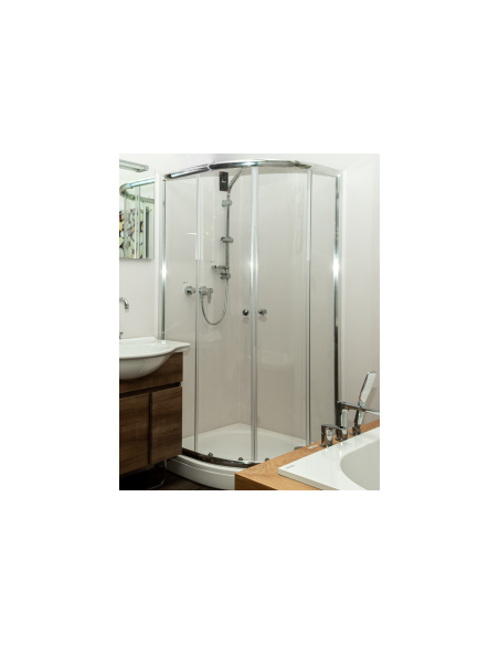 Shower cubicle with tray 80x80 semicirc., FLORY - 3