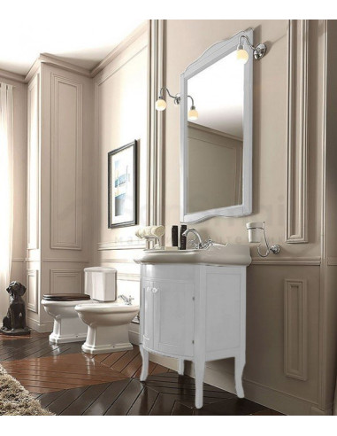 Kerasan Retro 7351 grīdas skapītis izlietnei 69cm, balts - 3