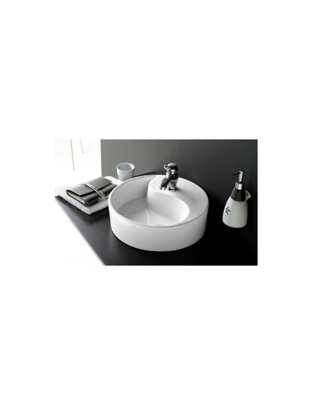 Bathco  keramiskā izlietne Yin Yang, white