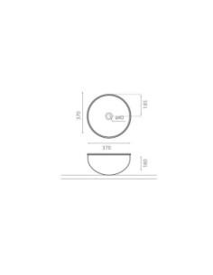 Bathco  emaljēta nerūsējošā tērauda virsmas izlietne Mogro, white+grey 2