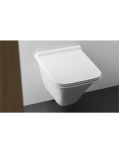 Bathco  Piekarams WC pods Piamonte bez apmales, komplektā ar mīksto aizvēršanas mehānismu 2