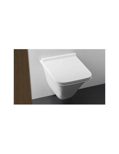 Bathco  Piekarams WC pods Piamonte bez apmales, komplektā ar mīksto aizvēršanas mehānismu