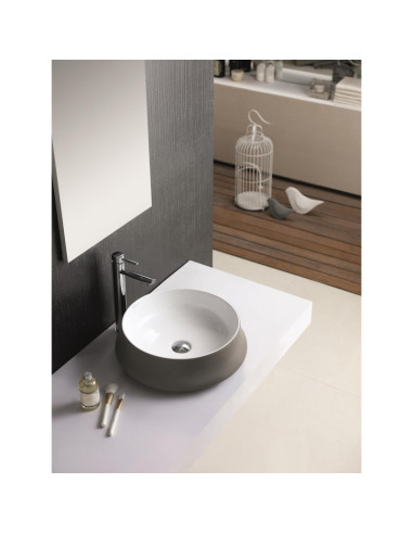 Bathco  teksturēta keramiskā virsmas izlietne Rennes - 2