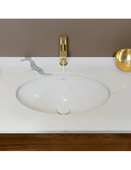 Villeroy&Boch Evana izlietne 61.5x41.5cm, iebūvējama zem virsmas, balta - 5