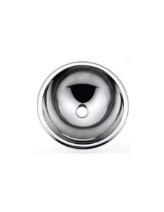 Maza izlietne no nerūsējošā tērauda, ​​iebūvēta, diametrs 405 mm 2