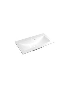 YUKON lieta marmora izlietne 90x45 cm, balta