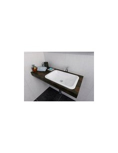 JAPURA lieta marmora izlietne 55 x 36 cm, balta 2