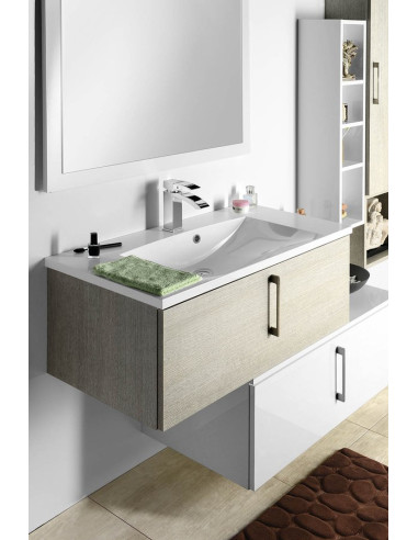 MARIA cast marble sink 90x46 cm, white - 1