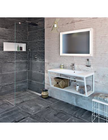 MARIA cast marble sink 90x46 cm, white - 4