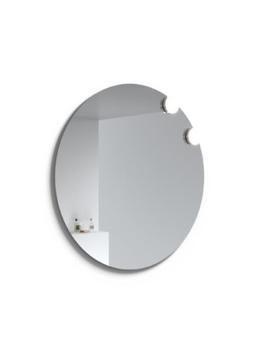 SOLAR Apaļais spogulis ar LED apgaismojumu