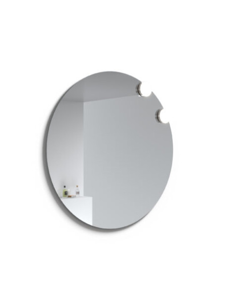 SOLAR Apaļais spogulis ar LED apgaismojumu
