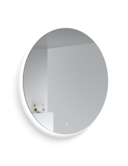 ROUND Spogulis ar apkārtējās vides LED apgaismojumu