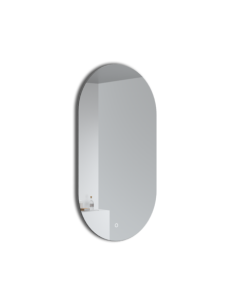 OVAL Ovāls spogulis ar apkārtējās vides LED apgaismojumu