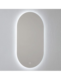 OVAL Ovāls spogulis ar apkārtējās vides LED apgaismojumu 2