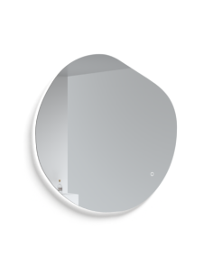 ORGANIC Spogulis ar apkārtējās vides LED apgaismojumu, var uzstādīt horizontāli un vertikāli