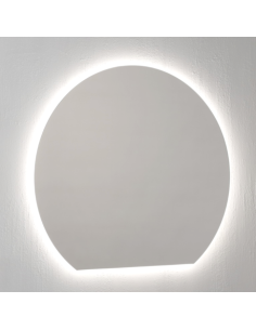 SEMIROUND Spogulis ar apkārtējās vides LED apgaismojumu, var uzstādīt horizontāli un vertikāli 2