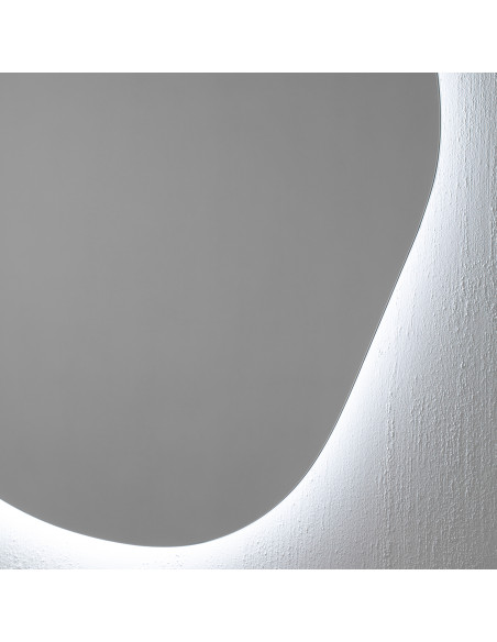 Зеркало ORGANIC с подсветкой LED, 89,9 x 80,3 см, можно устанавливать горизонтально и вертикально. - 4