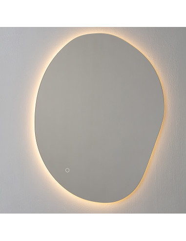 Зеркало ORGANIC с подсветкой LED, 89,9 x 80,3 см, можно устанавливать горизонтально и вертикально. - 7