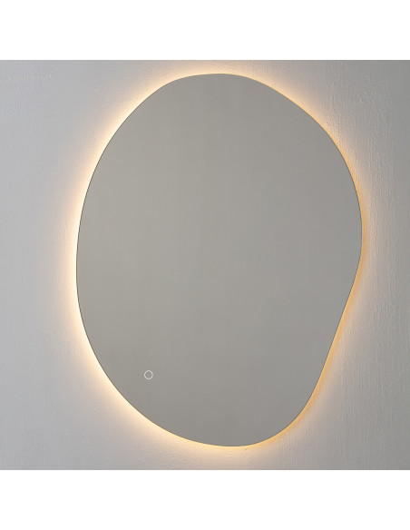 Зеркало ORGANIC с подсветкой LED, 89,9 x 80,3 см, можно устанавливать горизонтально и вертикально. - 7