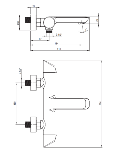 Deante Arnika Vannisegisti, seinale kinnitatav BQA_D10M - 5