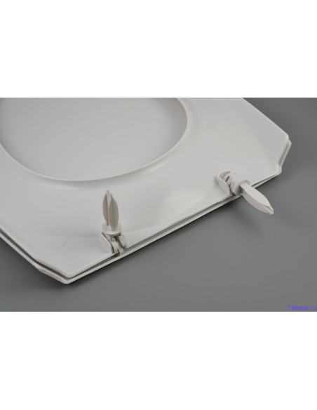 Tualetes poda vāks Basic standarts balts - 2