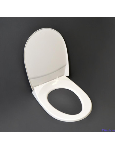 Tualetes poda vāks Basic standarts balts - 5