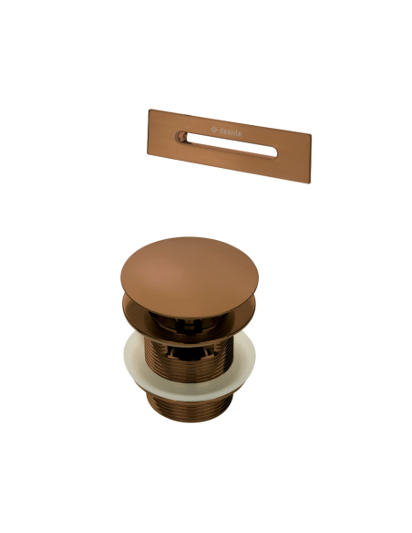 Deante  Accessories set, for bathtub - plug and overflow KYY_C10B - 1