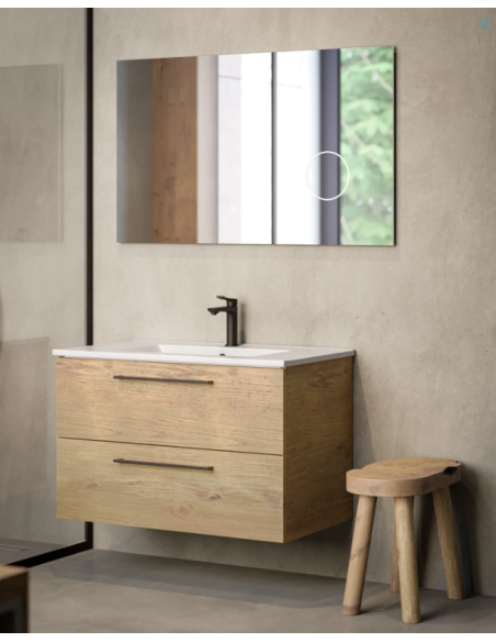 Spogulis ar LED apgaismojumu un apsildi, 70x100 cm, grima spogulis 50324041 - 6